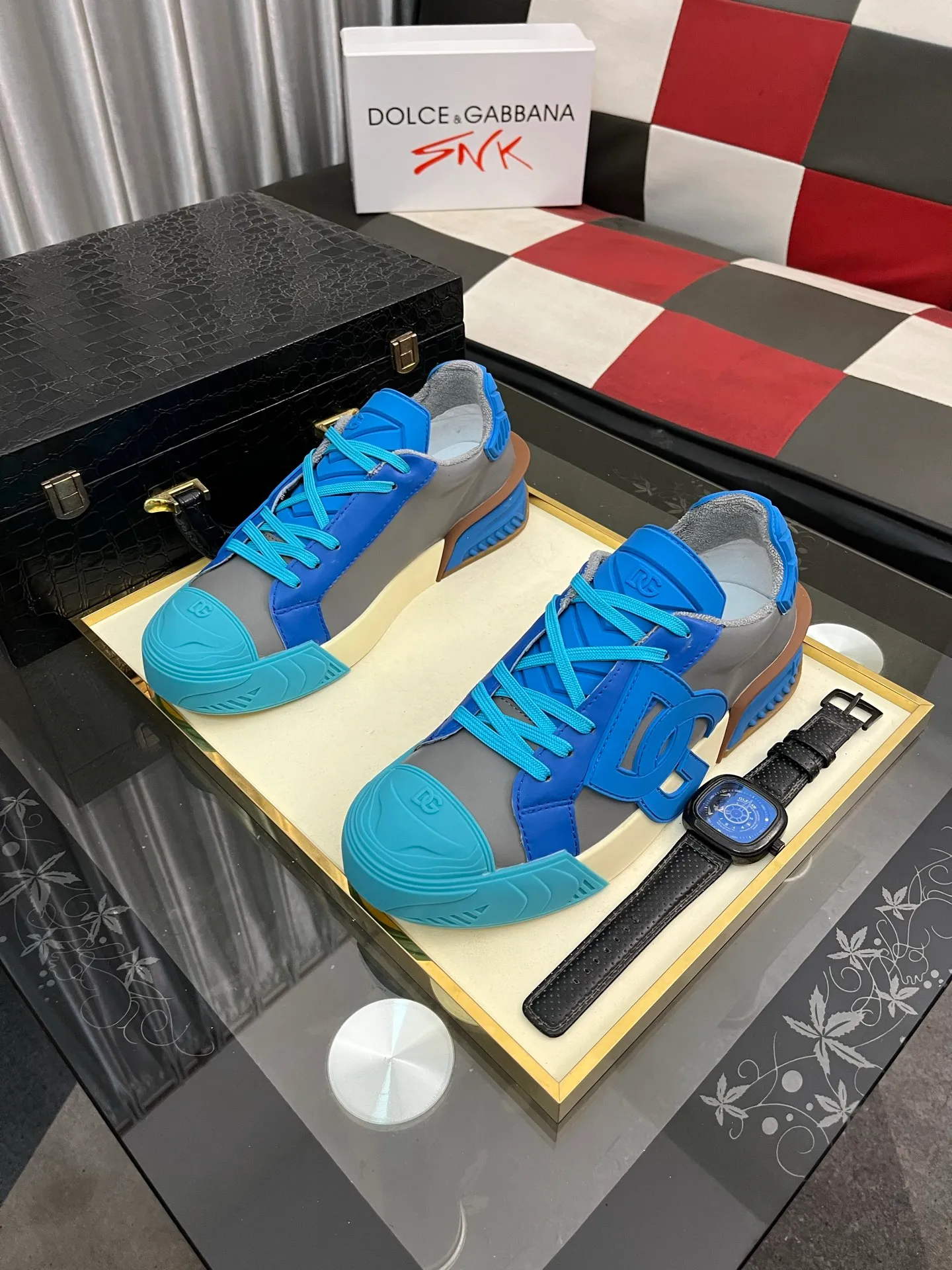 Men's shoes💰500⌚️⌚️【DG】Latest official website high-top casual, men's shoes original quality imported cowhide➕Yangli [Proud] In terms of materials and workmanship, it beats all versions on the market💕Highest quality shipments. Real photos, imported fabrics highlight the unique charm of the brand😘The shoelaces are also original custom-made👻Classic lace-up shoes are very comfortable on the feet, sizes 35-465️⃣colors available